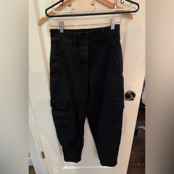 Wilfred Free Modern Cargo Pants aritzia black 4 utility denim jeans pant black - Picture 11 of 14